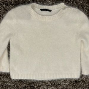 Jenni Kayne white sweater, size S (used)